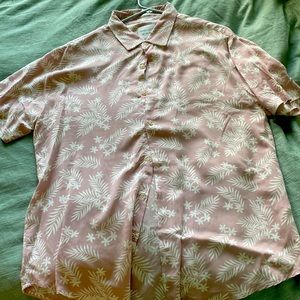 Tropical button down shirt